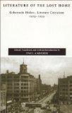 [Literature of the Lost Home: Kobayashi Hideo--Literary Criticism, 1924-1939]